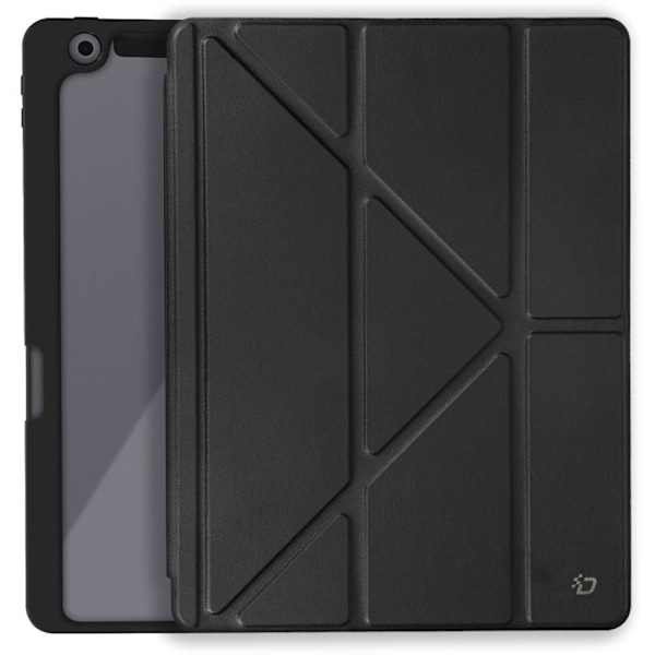 iPad 10.2 2019 / 2020 ja 2021 -kotelot, tuki videotila Dux Ducis musta Svart