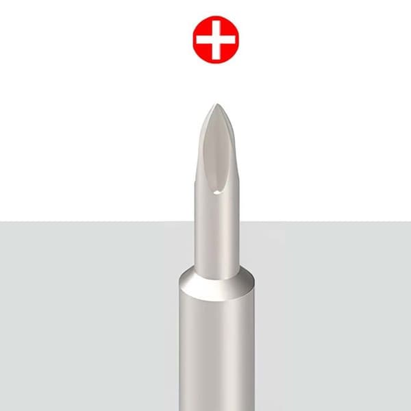 Præcisionsskruetrækker Phillips 1,5 mm til Smartphone og Tablet 2UUL Sølv Grå