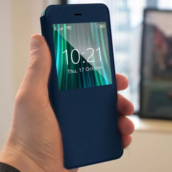 Etui - AVIZAR - Xiaomi Redmi Note 8 Pro - Fuld beskyttelse - Displayvindue - Natteblå Blå