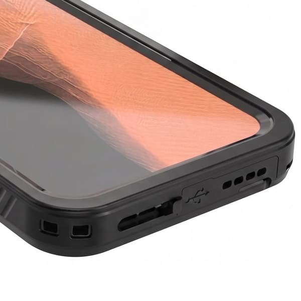 MagSafe-cover til Google Pixel 11 Pro XL Vandtæt IP68 Stødabsorberende 2m med Rem Redpepper Sort Svart