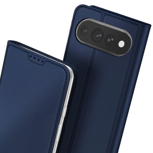 Fodral för Google Pixel 11 Pro XL Soft-touch med Videostöd och Kortfack Dux Ducis Mörkblå Blå
