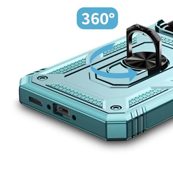 Coque för Samsung Galaxy A56 Magnetisk Ring Kameraskydd Grön Grön
