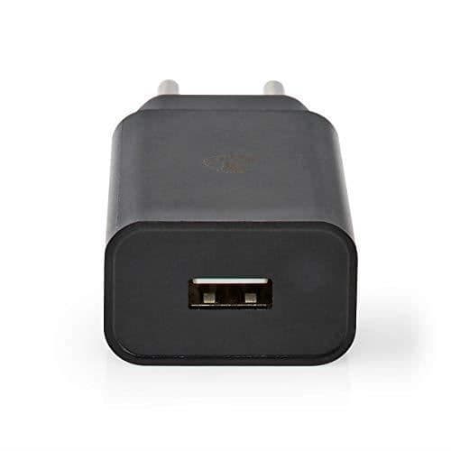 Seinälaturi - 2,4 a - 1 Ulostulo - USB-a - Musta Svart
