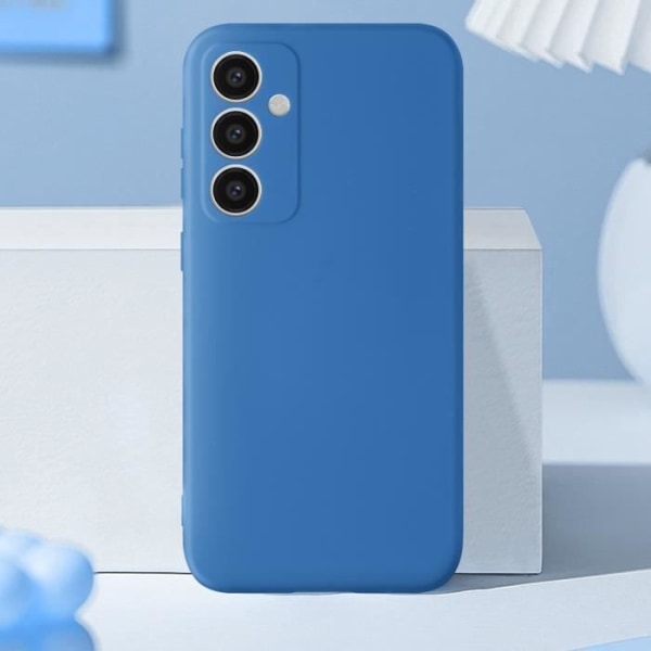 Taske til Samsung Galaxy S23 FE - AVIZAR - Halvstiv Soft-touch Fast Cover - Blå Blå
