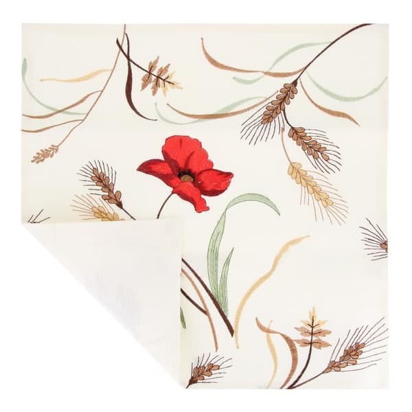 Kuddfodral - 2-pack - 40x40 cm - Broderad - Elegans Chic - Beige beige
