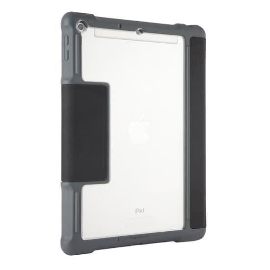STM Folio Dux Plus flipfodral kompatibelt med iPad 9.7 (2017/18 - 5:e/6:e generationen) Svart EDU