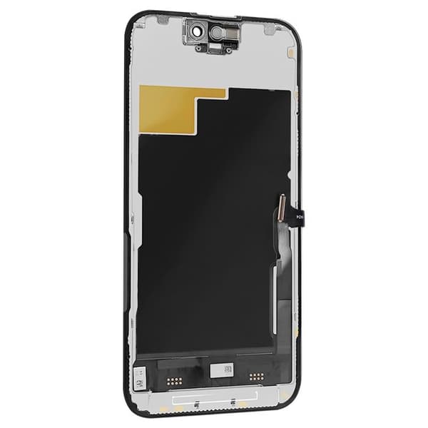 Fullskärm för iPhone 15 Pro LCD-panel med förmonterad touchskärm svart Svart
