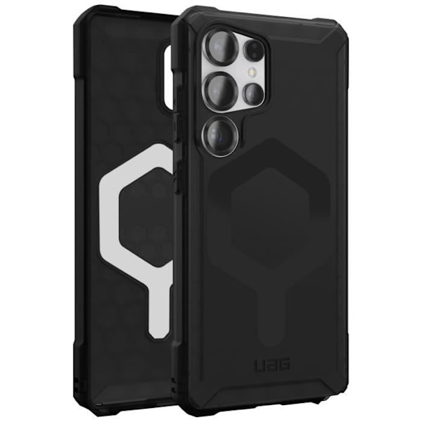 Samsung S25 Ultra Mehiläispesä Läpinäkyvä Essential Armor UAG Musta Svart