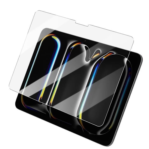 Härdat Glas - 4smarts - iPad Pro 11 2024 - Hårdhet 9H - Stötsäker - Rengöringsfri Transparent