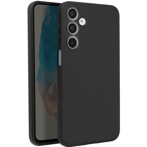 Coque til Samsung Galaxy M35 Silikone Blød Matt Sort Svart