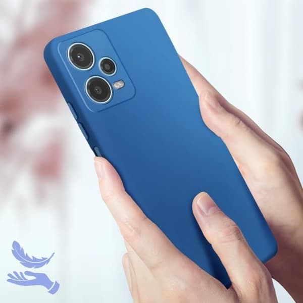 Coque - Xiaomi - Redmi Note 12 5G - Semi-hårdfør silikone - Stødbeskyttelse - Blå farve Blå