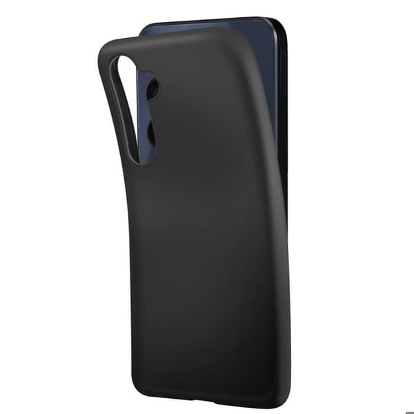 Coque - Samsung Galaxy A16 - Flexibel Silikon - Gummitouch - Antispår Svart