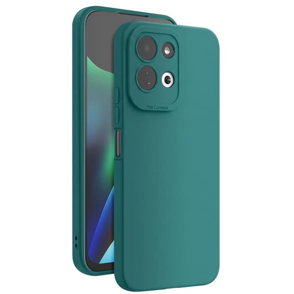 Silicone cover til Xiaomi Redmi 17, blød beskyttelse, stødabsorberende, grøn Grön