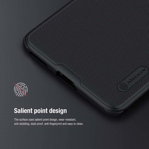 Kotelo Honor 90:lle - Nillkin Super Frosted Shield Pro - musta svart