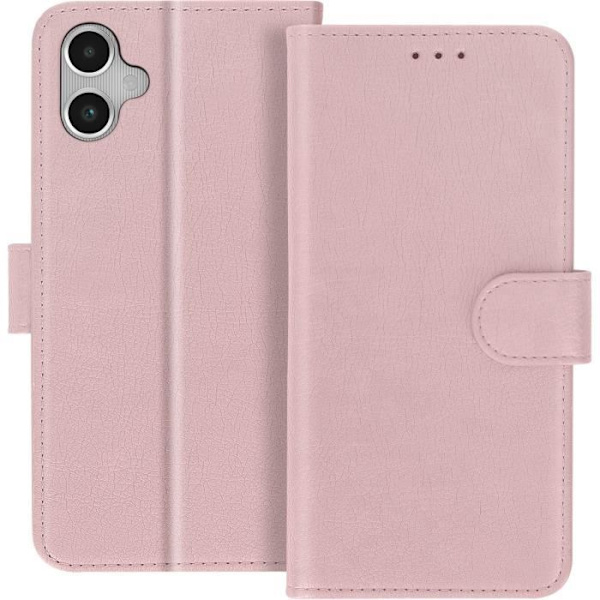 Suojakuori Samsung Galaxy A06:lle - AVIZAR - Chesterfield - Lompakko ja videoteline - Vaaleanpunainen Rosa
