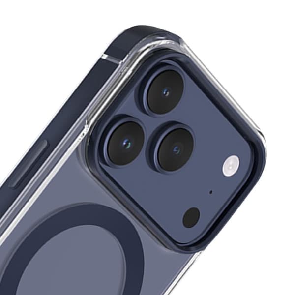 iPhone 17 Pro Max MagSafe FORCE CASE Metal Kontur Stødabsorberende 2m Premium Blå Blå