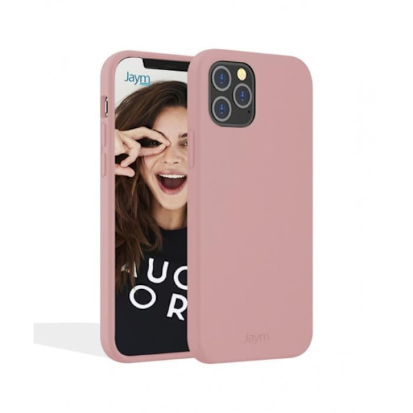 Etui til iPhone 13 Pro Max - JAYM - Premium silikone mikrofiber - Pink - Blødt - Fuld beskyttelse Rosa