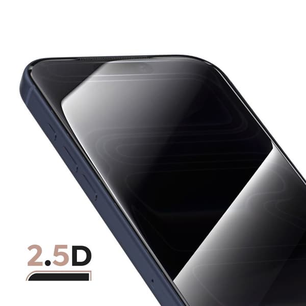 Härdat glas för iPhone 17 Pro Stötsäker med installationskit Magic Box Zanaé Transparent Vit