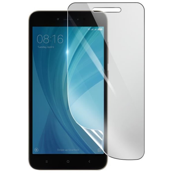 Näytönsuoja - 3MK - Xiaomi Redmi Note 5A - Iskunkestävä Hydrogeeli - Läpinäkyvä - Naarmuuntumaton Transparent