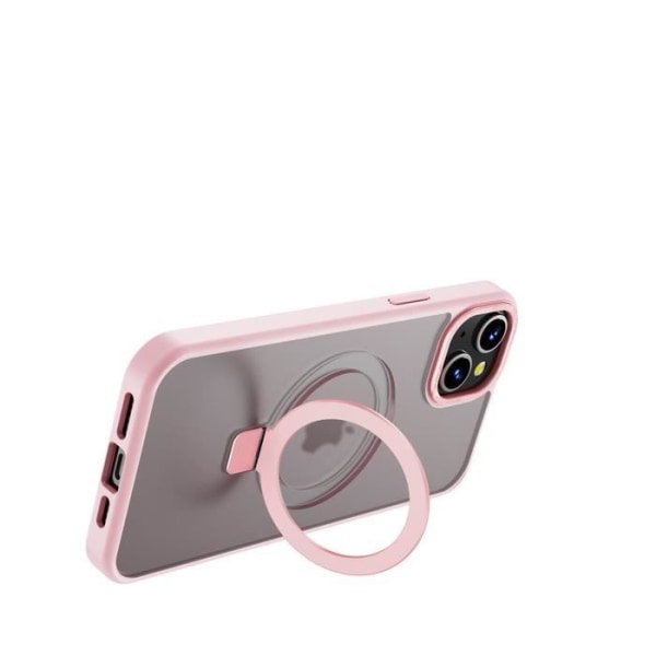 Fodral till iPhone 15 Plus med Ring Stand Funktion MagSafe Muvit Pink