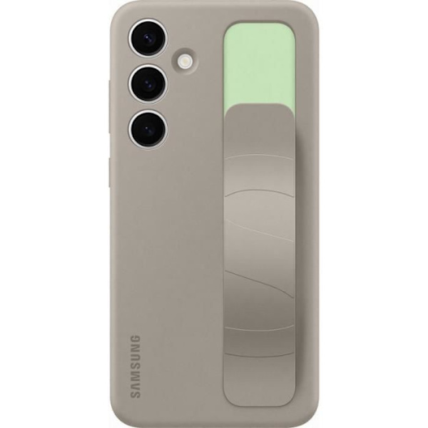 Fodral och etui - SAMSUNG - Galaxy S24+ - Silikon - Rem - Taupe Taupe, flera färger