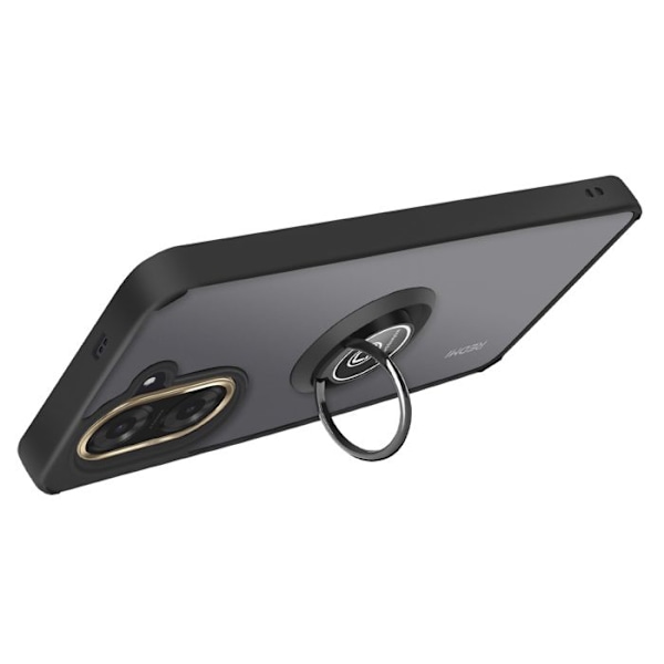 Coque til Xiaomi Redmi A5 Magnetisk Ring Gennemsigtig Sort