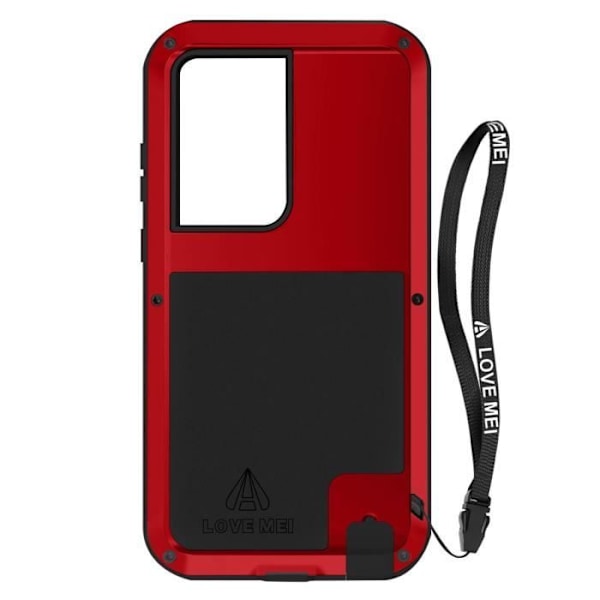 Coque - LOVE MEI - Samsung S23 Ultra - Stötsäker - Vattentät - Röd Röd
