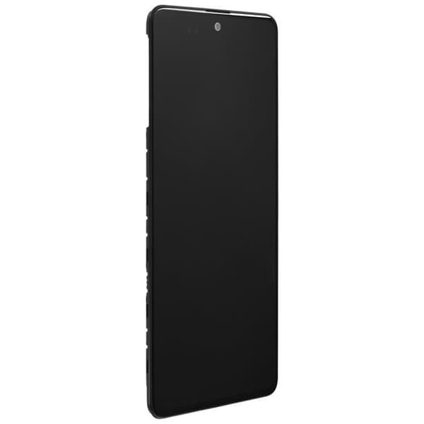 LCD-skærm - SAMSUNG - Galaxy A10s - Sort - Erstatning - 100% funktionel Svart