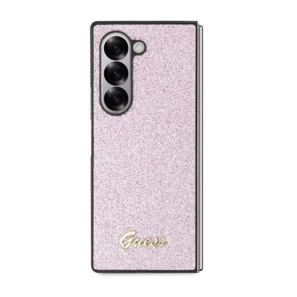 Skyddshölje för Samsung Galaxy Z Fold 6 med glitter Guess Rosa Rosa