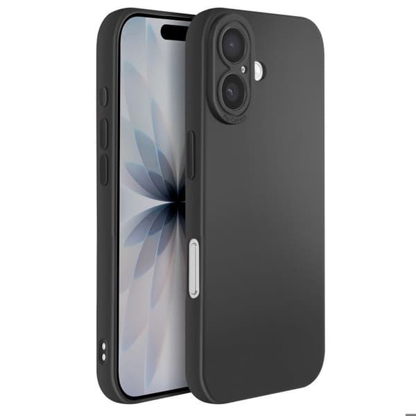 Cover - AVISERE - iPhone 17 - Blød Silikone - Forstærket Kamerablok - Sort Svart