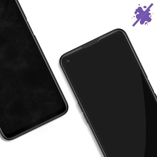 Härdat glas - AVIZAR - Oppo A76 - 9H hårdhet - Stöttålig - Ultratunn svart