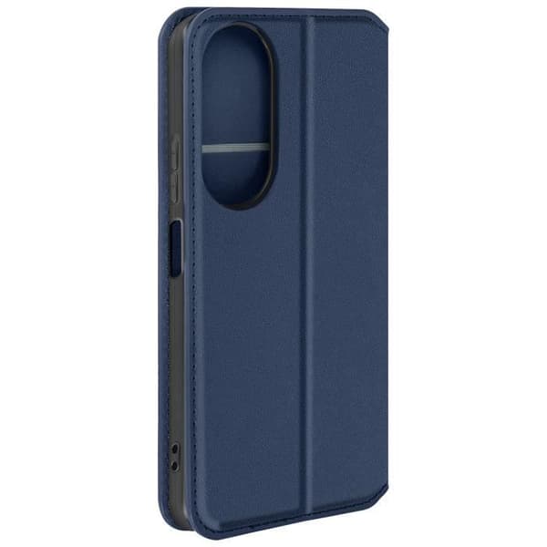 Etui til Honor 90 Smart Flip Card Holder og Video Support Midnight Blue Blå