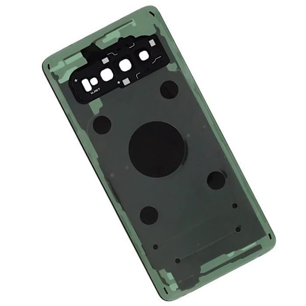 Udskiftningsglas bagpå til Samsung Galaxy S10 Black Svart