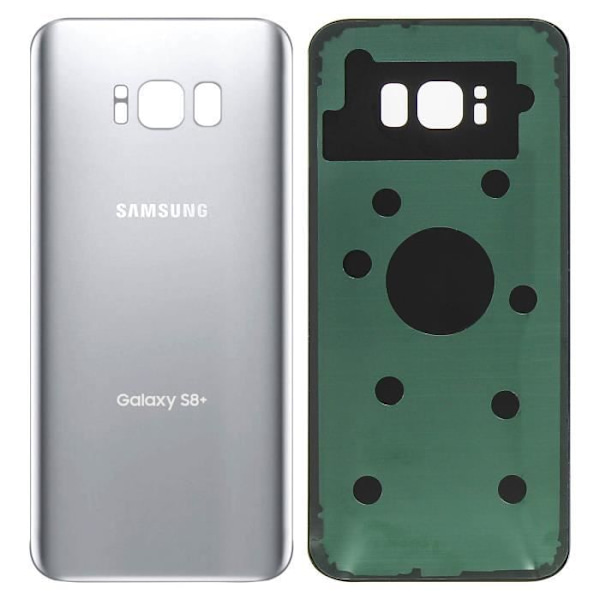 Battericover - Samsung - Galaxy S8 Plus - Bagpanel - Sølv - 20 g silvergrå