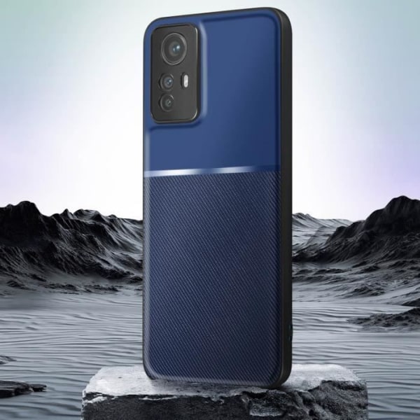 Fodral till Xiaomi Redmi Note 12S Hard Soft Contour Shockproof Midnight Blue Blå