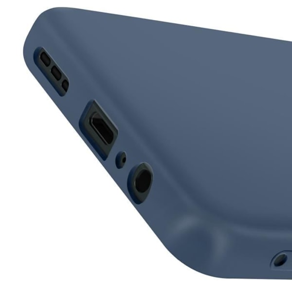 Coque för Motorola Moto G55 Semi-hård Soft-touch Anti-spår Blå Natt Blå