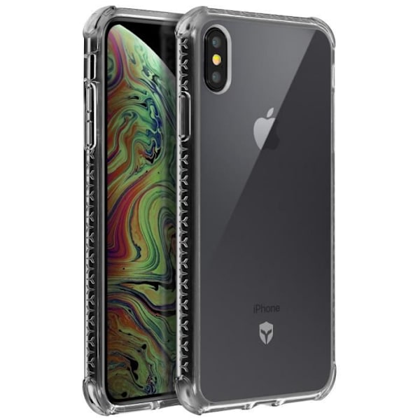 Coque iPhone XS Max - Force Case Air - Silikonegummi - Stødabsorberende - Transparent - Livstidsgaranti transparent