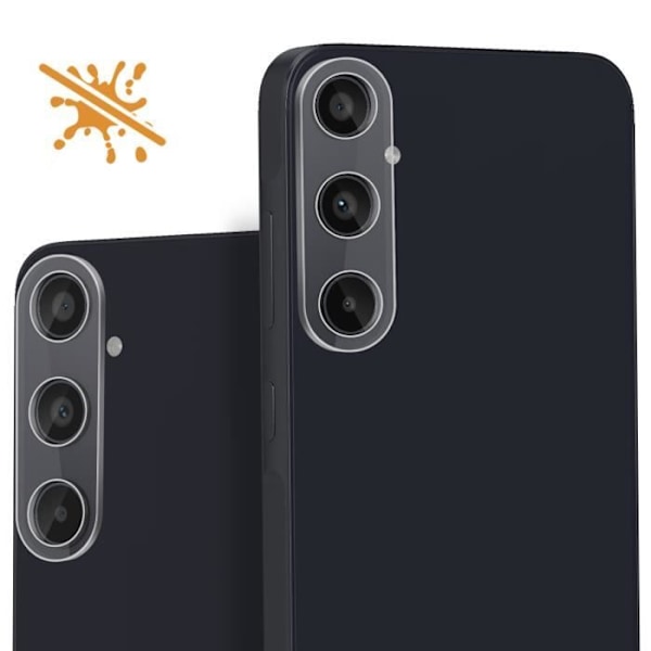 Kameraskydd - ENKAY - Galaxy A35 5G - Härdat glas - Anti-repa - Helt skydd Transparent