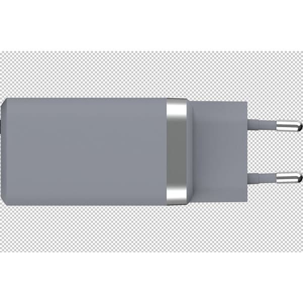 Lader hjemme Force Power USB C 65W til smartphone Mørkegrå Kolgrå
