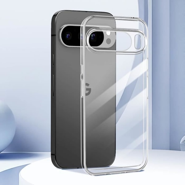 Bigben Soft Protective Case för Google Pixel 9 Pro XL, Transparent, Anti-Scratch Transparent