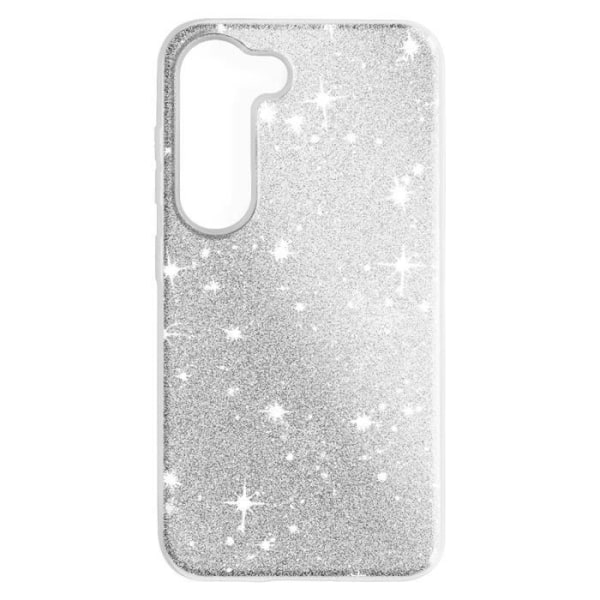 Glitter Case til Samsung Galaxy S23 Plus - AVIZAR - Spark Case - Semi-stiv - Grå - Robust beskyttelse Grå