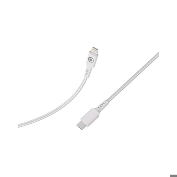 USB-C / Lightning 3A Power Delivery 60W 1.2m Lade- og Overførselskabel BigBen Connected Hvid