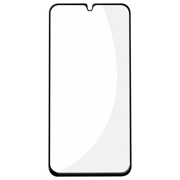 Härdat glas för Samsung Galaxy A34 5G 9H Hårdhet Transparent svart fasad kant Svart
