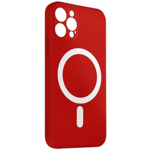Coque MagSafe - Apple - iPhone 12 Pro Max - Rød - Semi-rigid - Effektiv beskyttelse Röd
