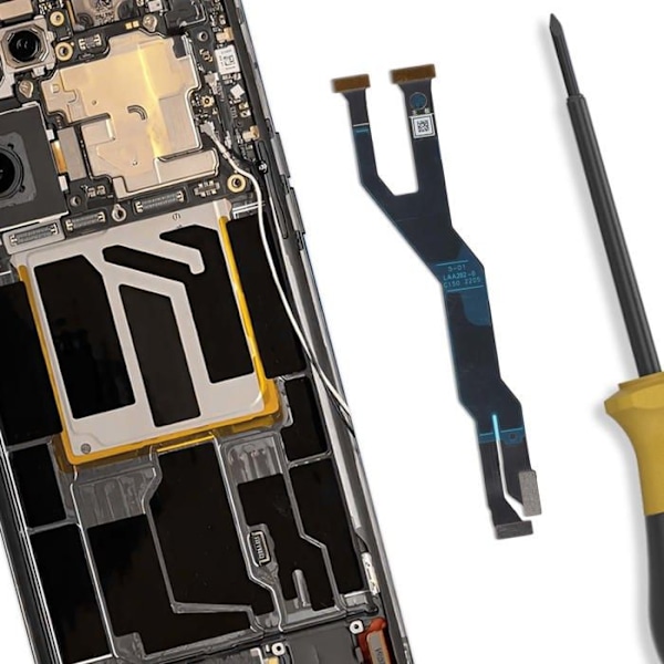Hovedforbindelsesdæksel til Oppo Find X5 Pro Sort Svart
