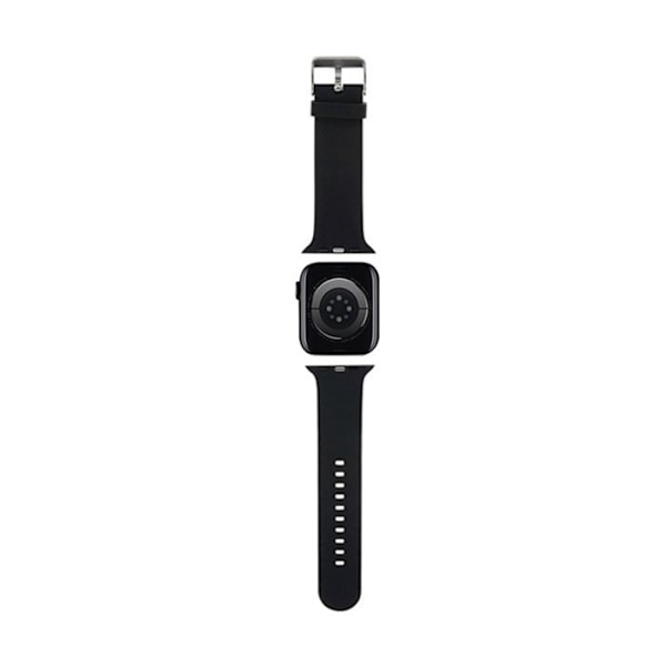 Karl Lagerfeld 3D gummi Karl Head NFT - Rem til Apple Watch 38/40/41 mm (sort)