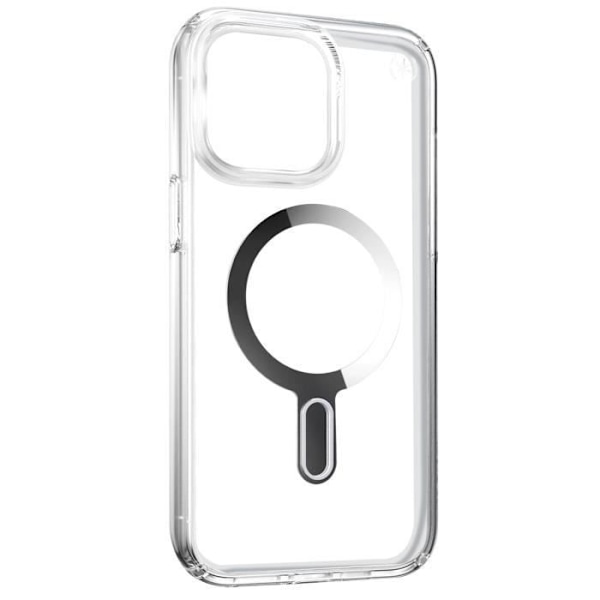 Coque MagSafe til iPhone 15 Pro Max Presidio Perfect Clear Clicklock Speck Argent Transparent