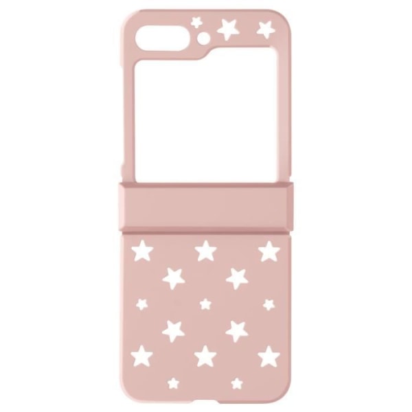 Etui til Samsung Z Flip 5 Hard Star Pattern Collection Star Case Pink Puderrosa