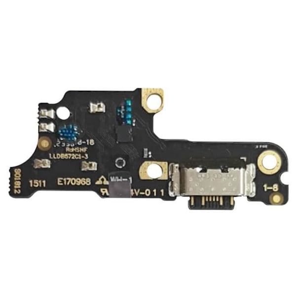 Laddningskontakt - RELIFE - Xiaomi Redmi 13C - USB-C - Integrerad mikrofon - Svart Svart