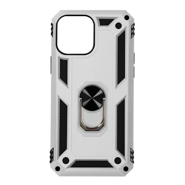 Coque iPhone 13 Mini - AVIZERA - Antichock Hybrid - Videostödsring - Grå Silver - Blandat Silvergrå
